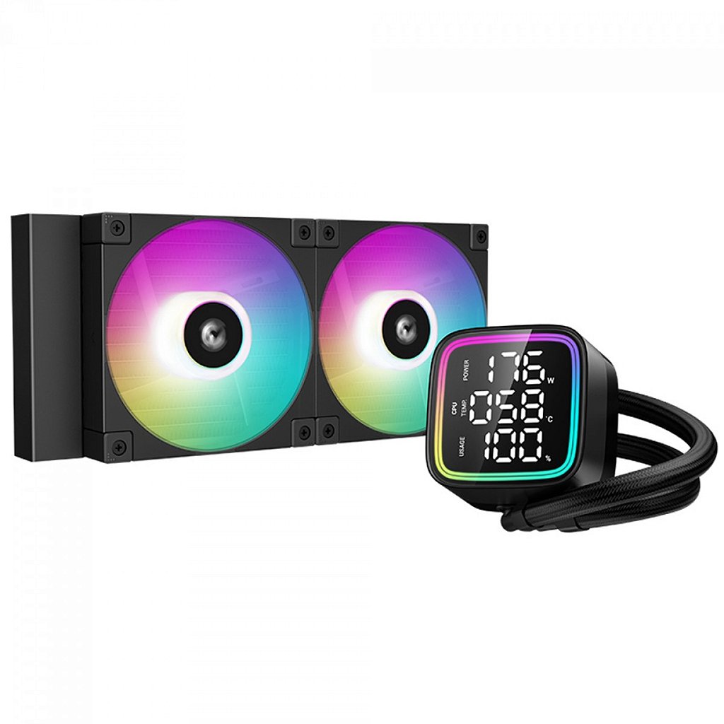 WaterCooler Deepcool LD240 ARGB 240mm Preto - R-LD240-BKMSM-G-1