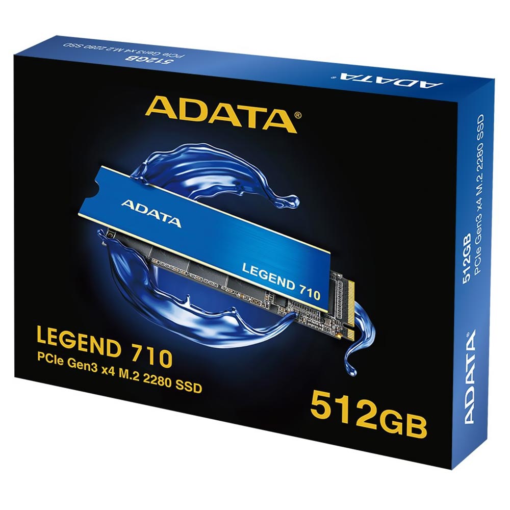 SSD 512GB Adata Legend 710 M.2 2280 2400MBs/1800MBs - ALEG-710-512GCS