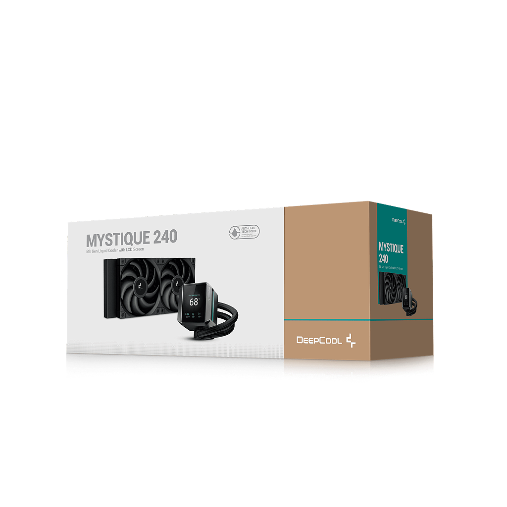 WaterCooler Deepcool Mystique 240 Tela LCD Black 240MM - R-LX550-BKDSNC-G-1