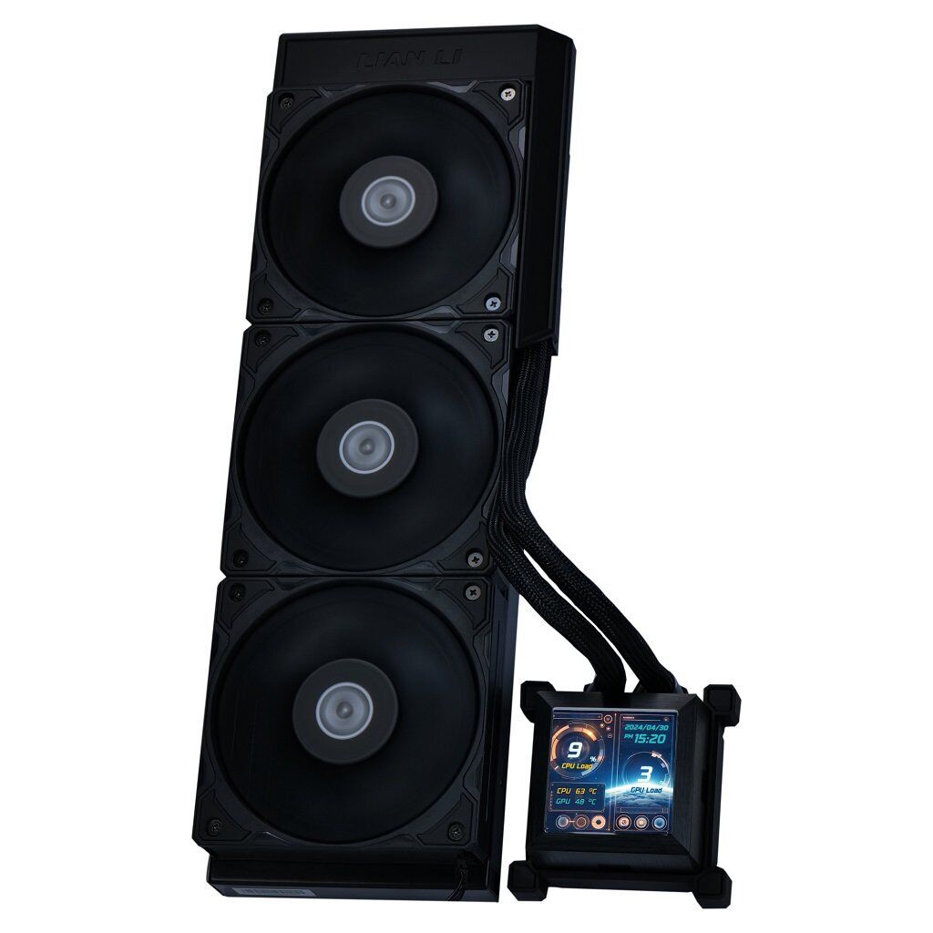 WaterCooler Lian Li Hydroshift 360 S 360mm Display LCD Preto - HSLCD36SB