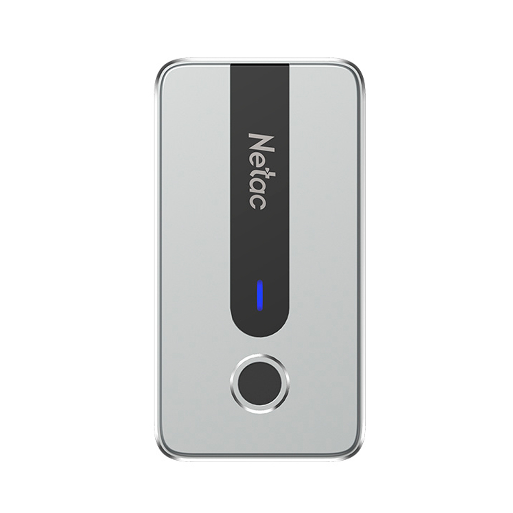 SSD 1TB NETAC Z11 Externo USB Type-C 3.2 550Mbs/480Mbs Prata - NT01Z11-001T-32SL