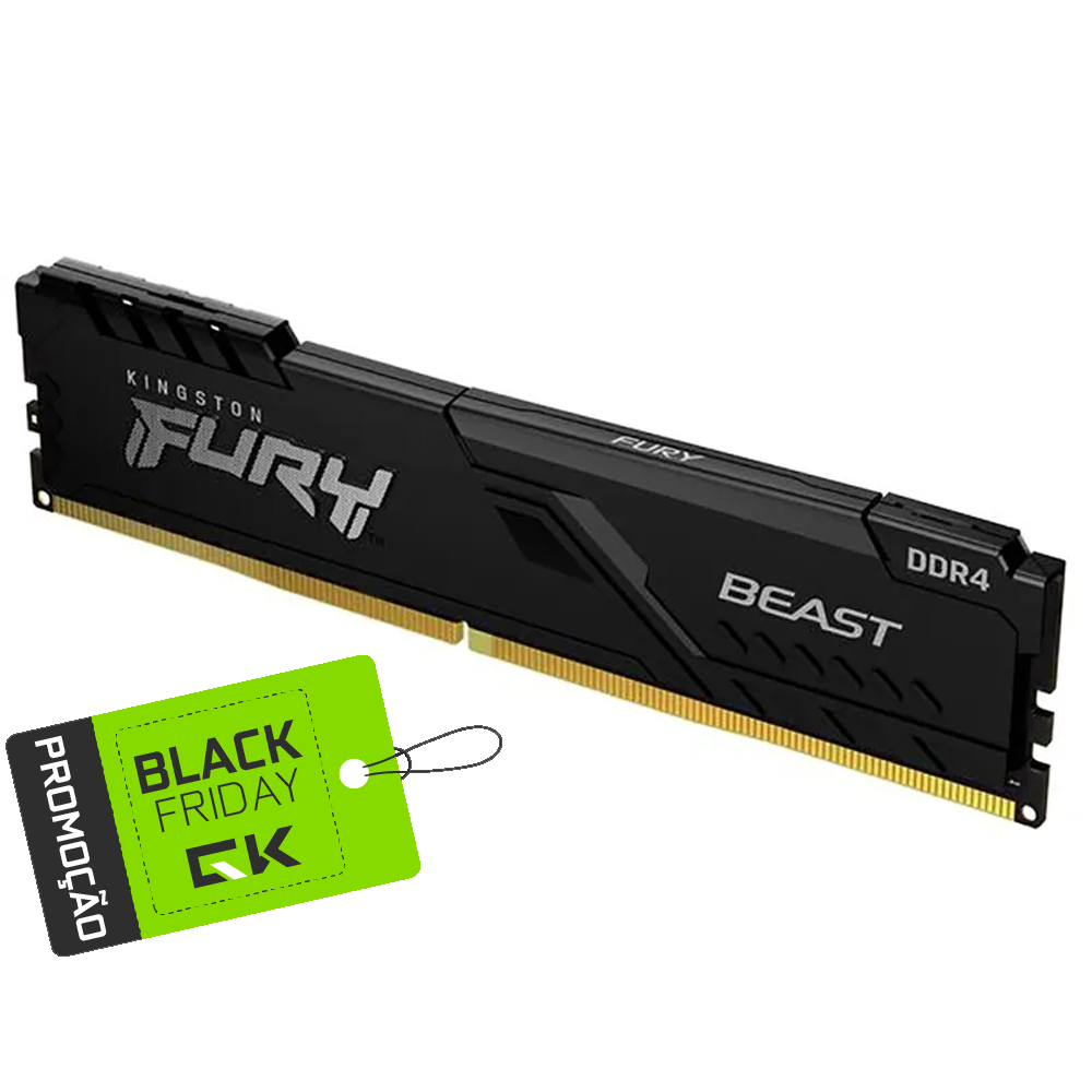 Fury Beast Black 4GB DDR4