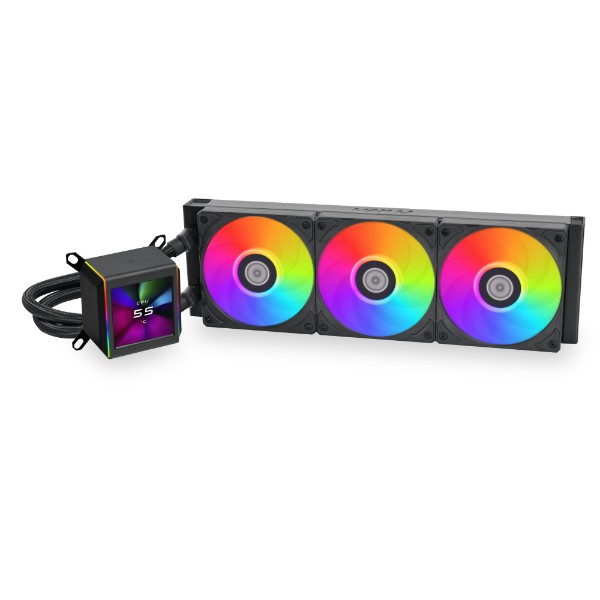 WaterCooler Lian Li Galahad II LCD 360 Black - GA2ALCD36B