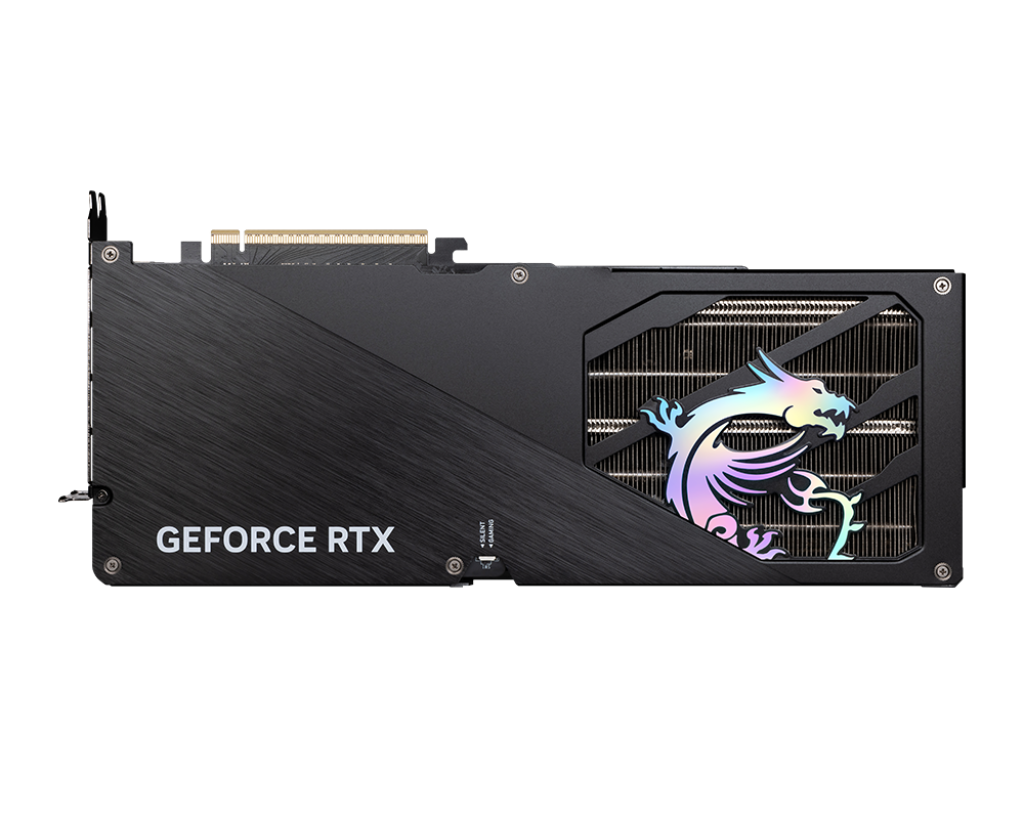 Backplate da MSI RTX 5070 Ti Gaming Trio OC Plus