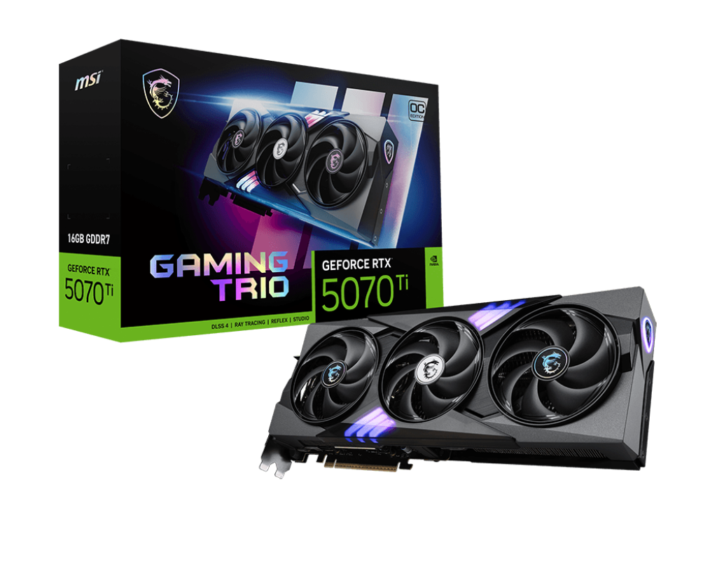 MSI GeForce RTX 5070 Ti Gaming Trio OC Plus 16GB