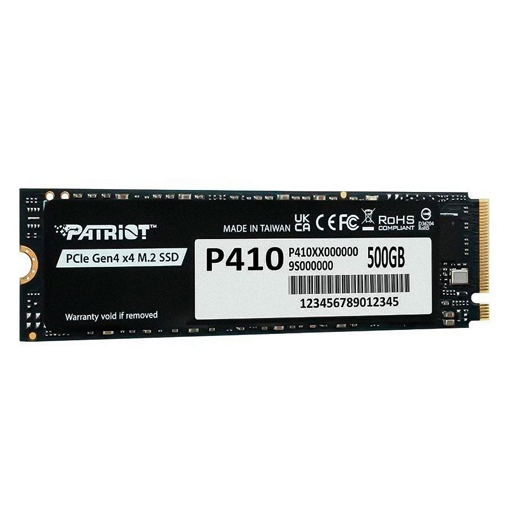 SSD M.2 Patriot P410 500GB NVMe PCIe Gen 4 - P410P500GM28H