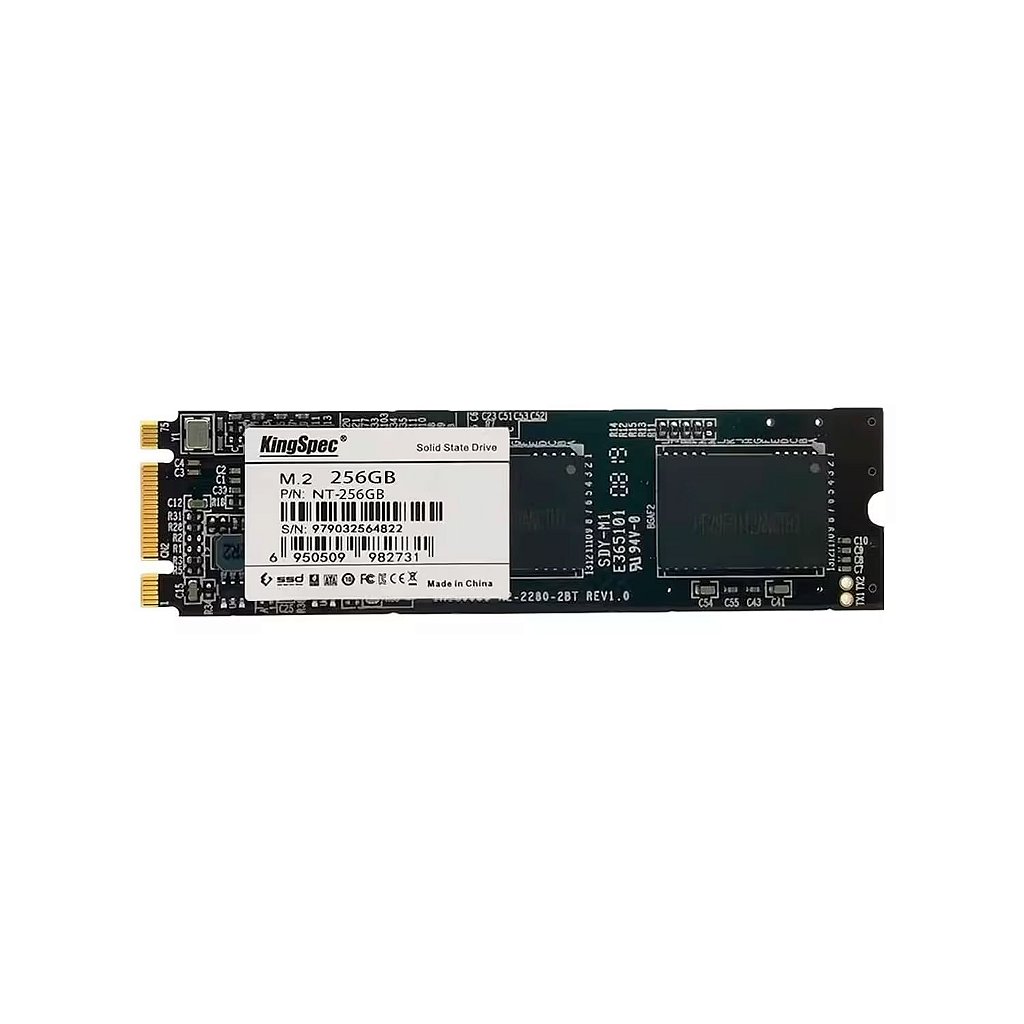 SSD M.2 KingSpec 256GB SATA 3 - NT-256