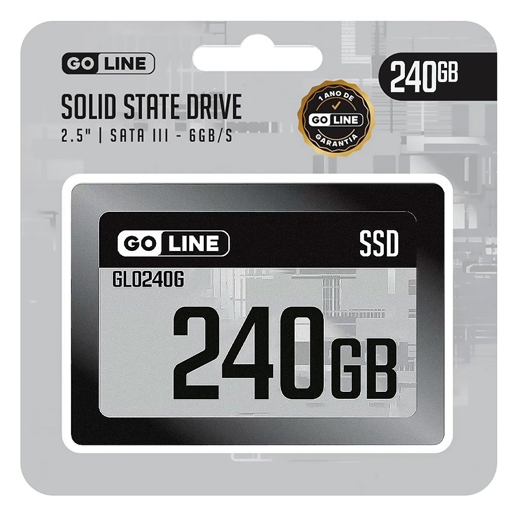 SSD Goline 240GB 2.5" SATA 3 - GL0240G