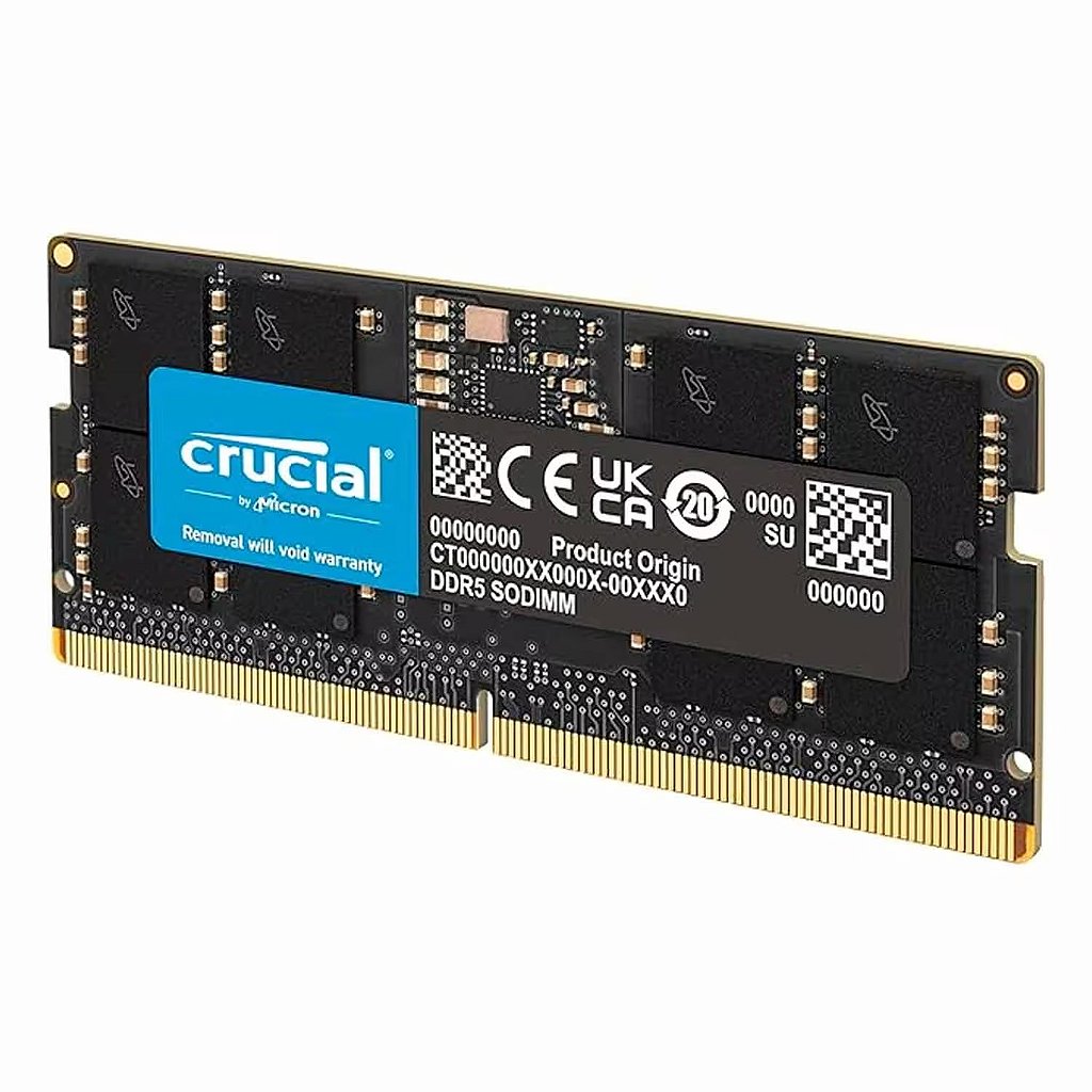 Memoria RAM Crucial 8GB DDR5 5200MHz para Notebook - CT8G52C42S5