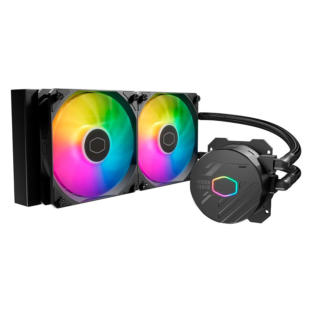 Water Cooler Cooler Master MasterLiquid 240L Core ARGB Preto MLW-D24M-A18PS-R