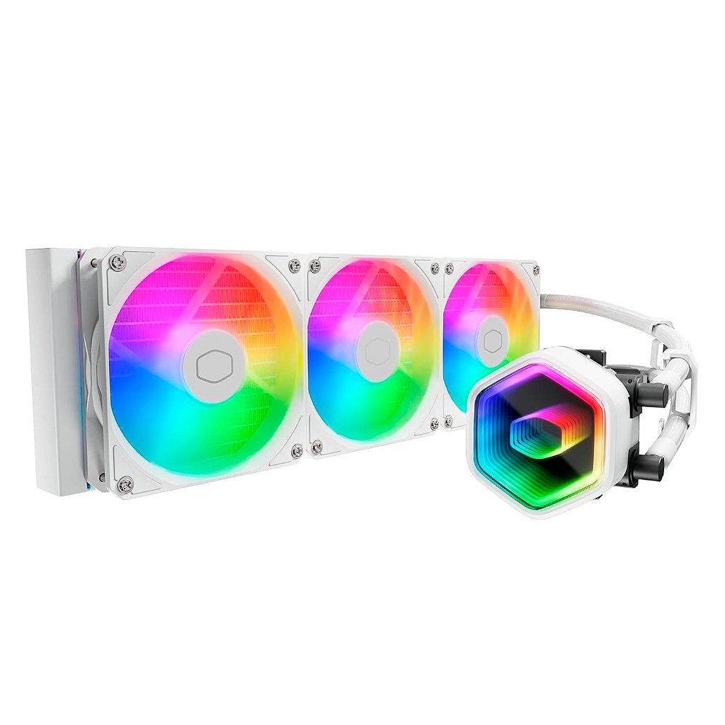 Water Cooler Cooler Master MasterLiquid 360 Core II ARGB Branco MLW-D36M-A18PA-RW