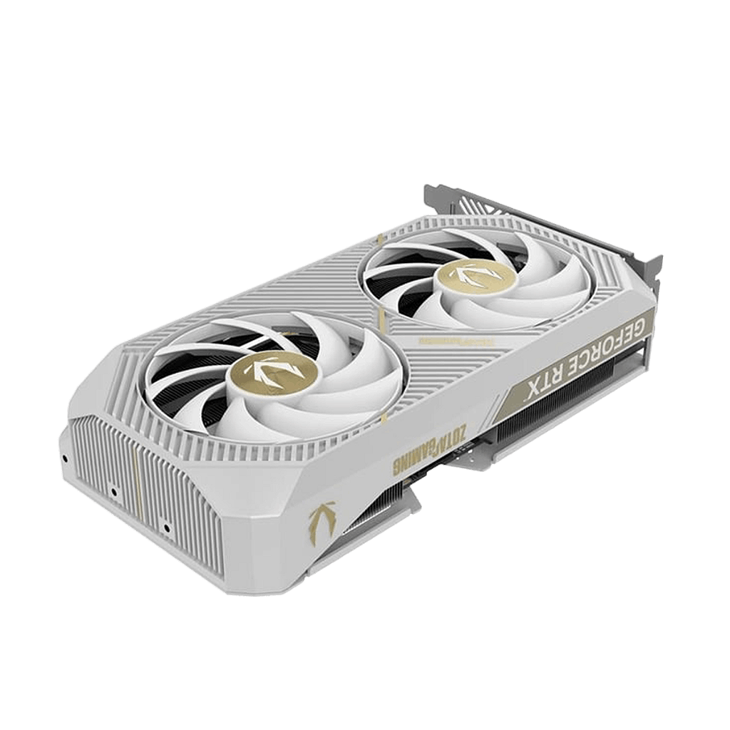 ZOTAC GeForce RTX 5060 Ti Twin Edge OC White Edition vista lateral