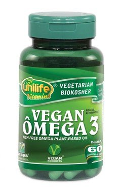 Omega 3 Vegan 60 cápsulas (480mg) - Unilife