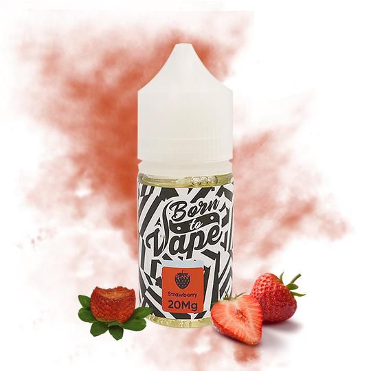 TotalPOD: NicSalt Born Strawberry 30ml - Sabor Puro de Morango - Total POD  | Maringá