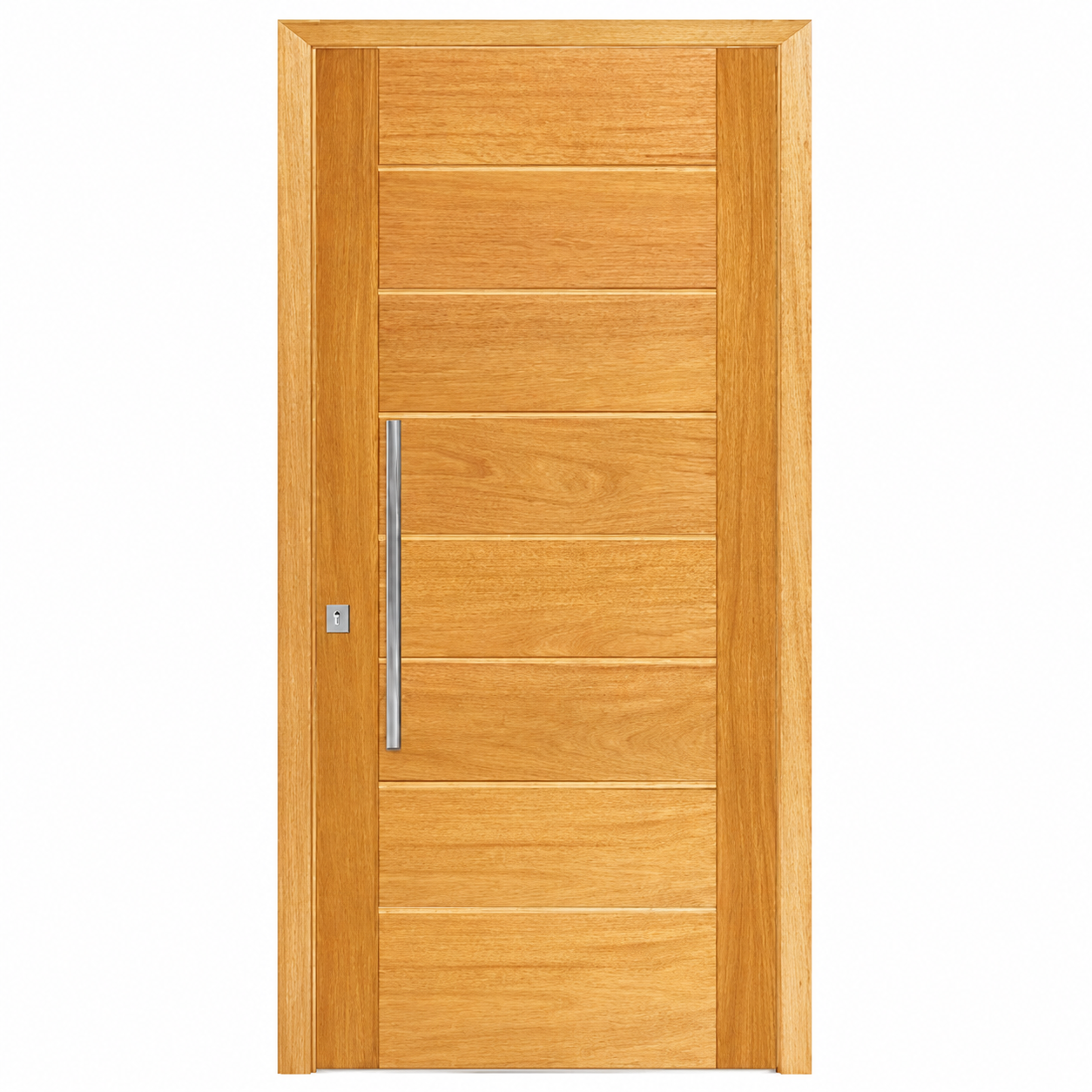 Porta BBB Madeira Maciça Pinus Padrão Imbuia Montada no Batente cx
