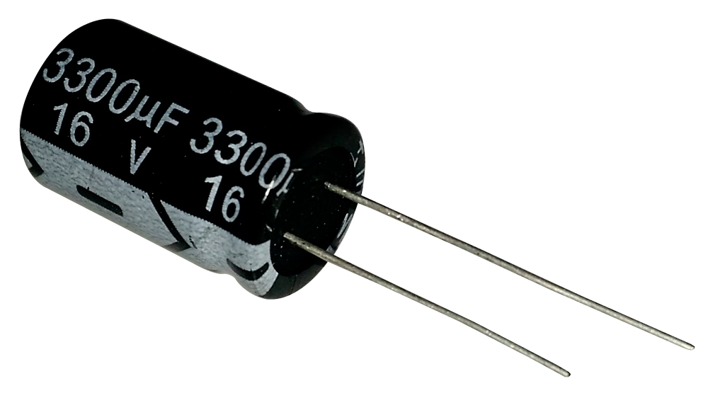 Capacitor Eletrolítico 3300uF x 16V - NOVA TRIDA ELETRÔNICA