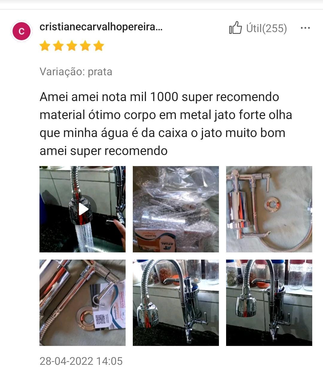 Avaliação do Cliente 3