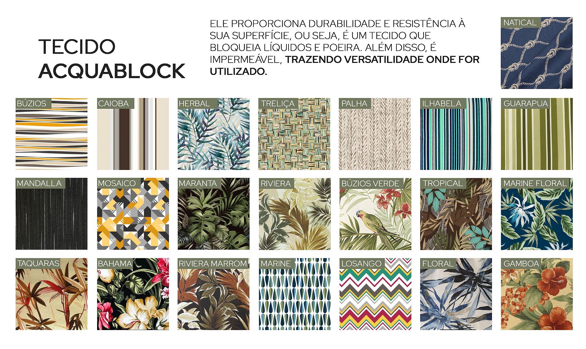 Tecido estampado