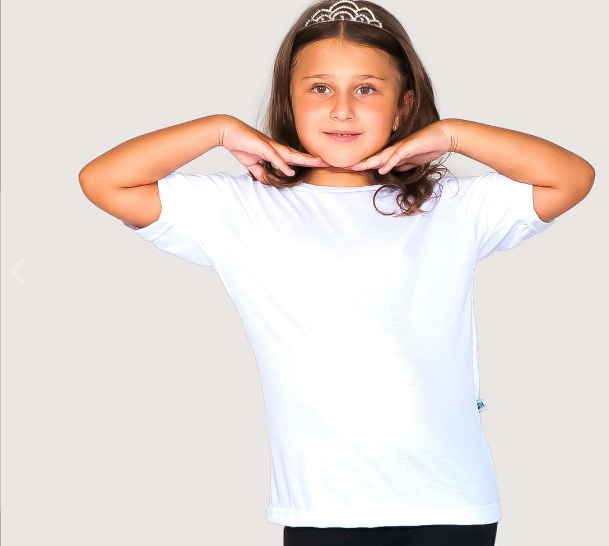 Camiseta malha fria branca