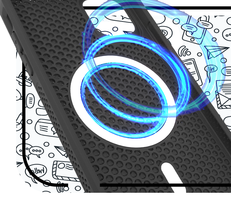 Capinha iPhone 11 Silicone com Furos Dissipador de Calor