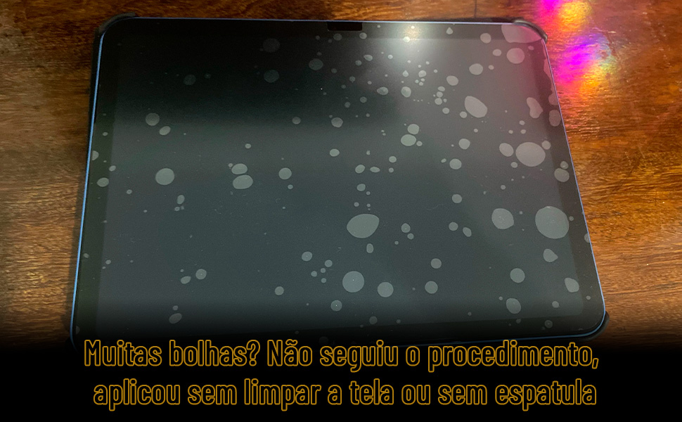 Tela Limpa não deixa bolha hidrogel