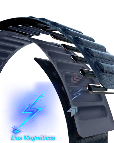Pulseira Couro Loop para Apple Watch com Fecho Magnético