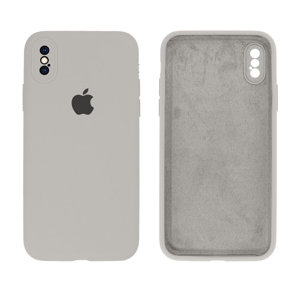 Capinha iPhone X/ iPhone XS Silicone Aveludado e Proteção de