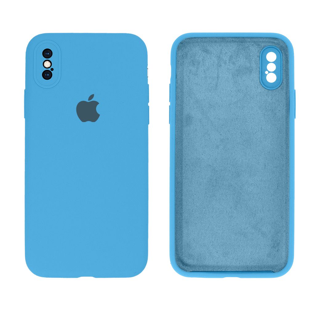 Capinha iPhone X/ iPhone XS Silicone Aveludado e Proteção de