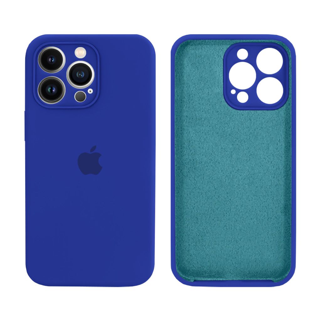 Capinha iPhone 13 Pro Silicone Aveludado e Proteção de Câmera
