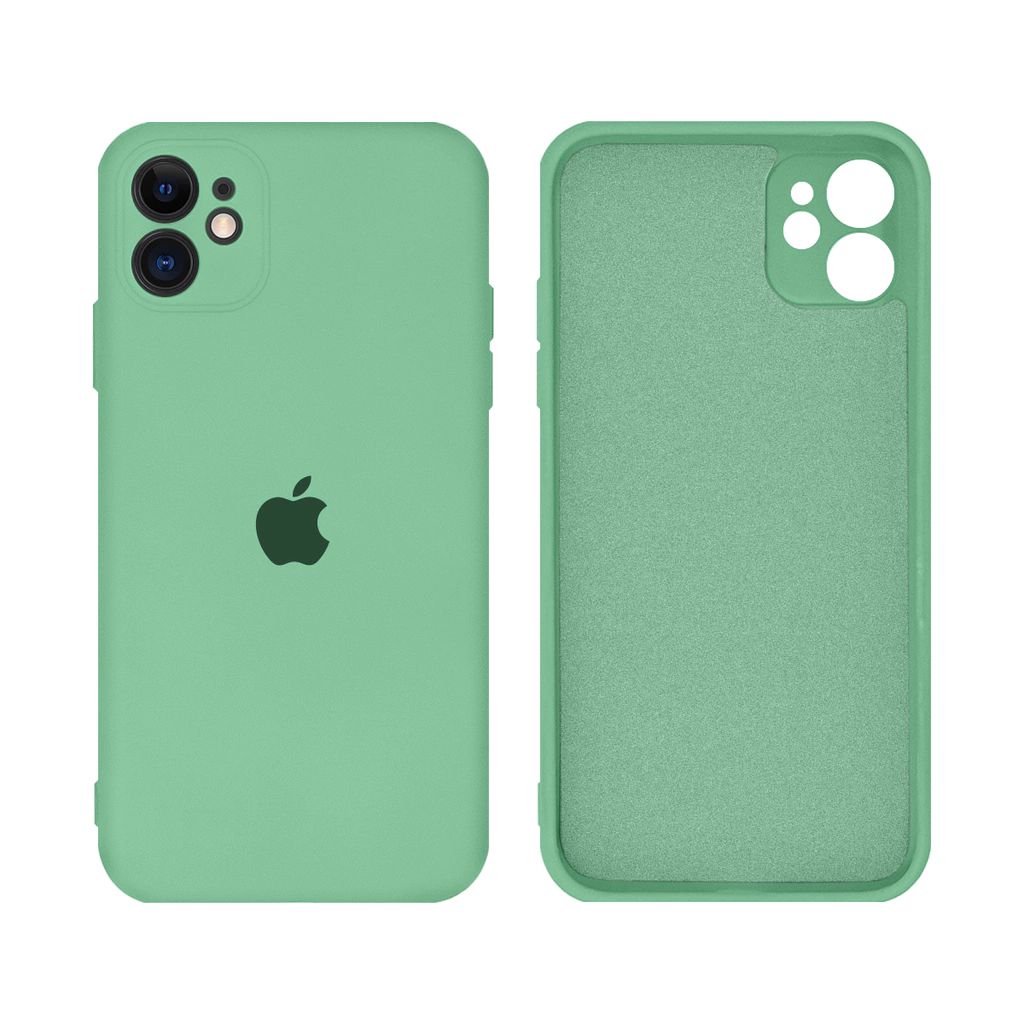 Capinha iPhone 11 Silicone Aveludado e Proteção de Câmera - GCM