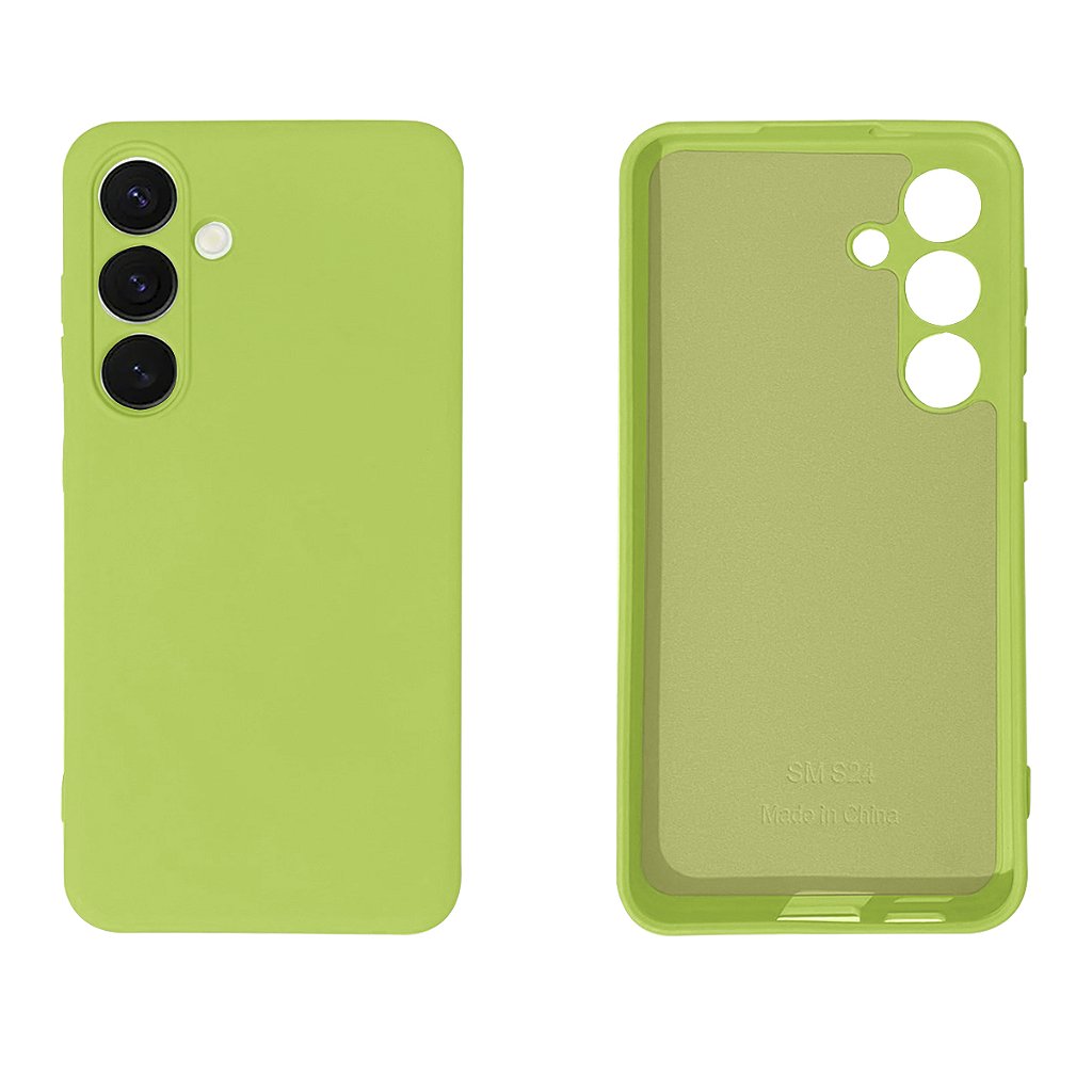 Capinha Galaxy S24 Silicone Macio Proteção de Câmera Lisa - GCM