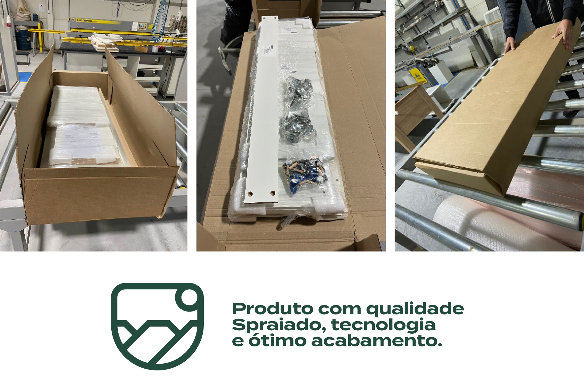 Mesa com Baú Organizador Embalagem