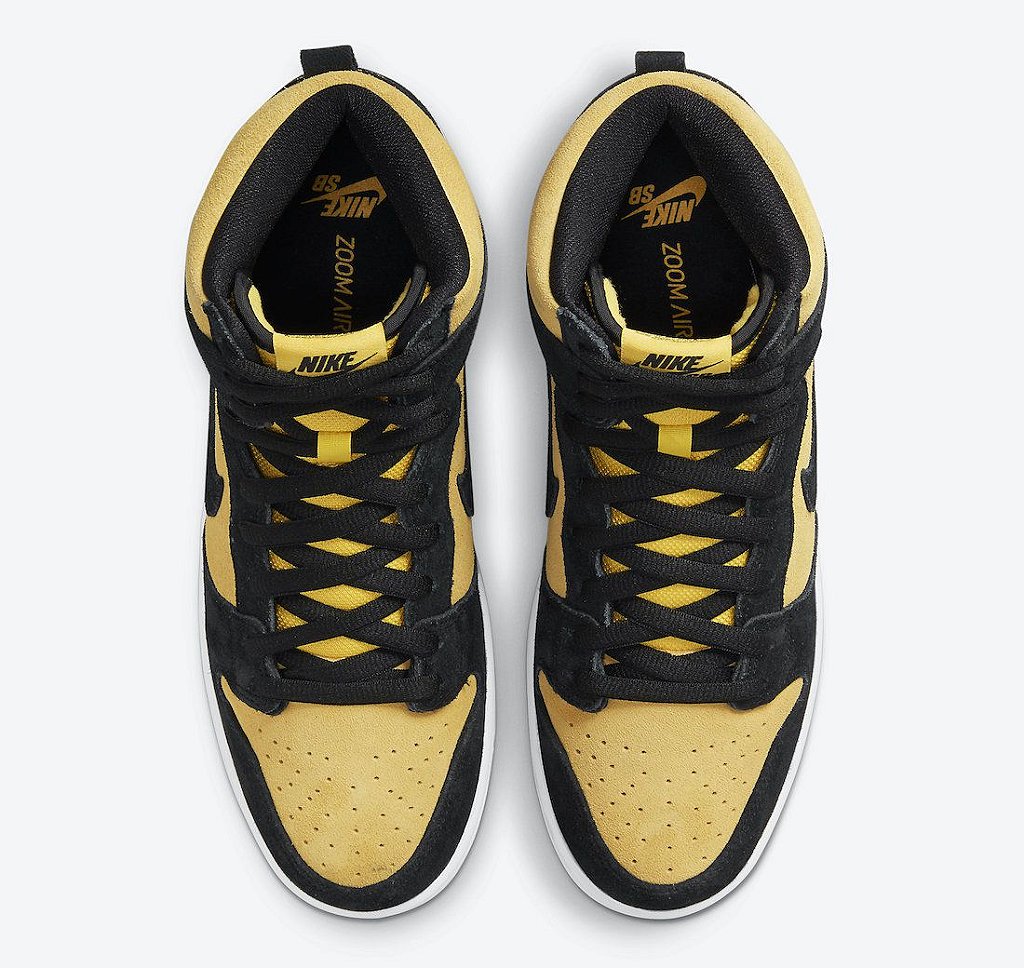 nike dunk reverse goldenrod