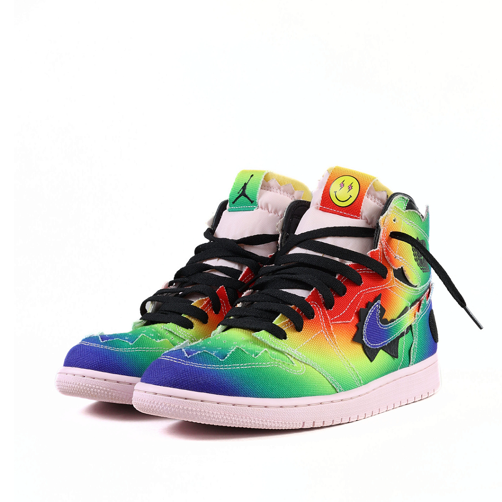 NIKE x J BALVIN - Air Jordan 1 Retro Colores Y Vibras -USADO- - Pineapple  Co., 100% Autentico