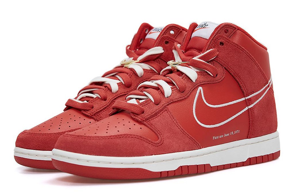 dunk high vermelho