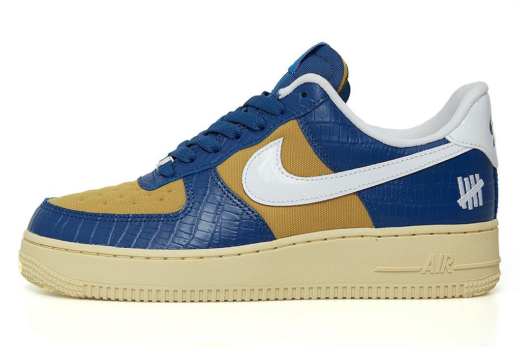 Navy blue and yellow air hot sale force 1