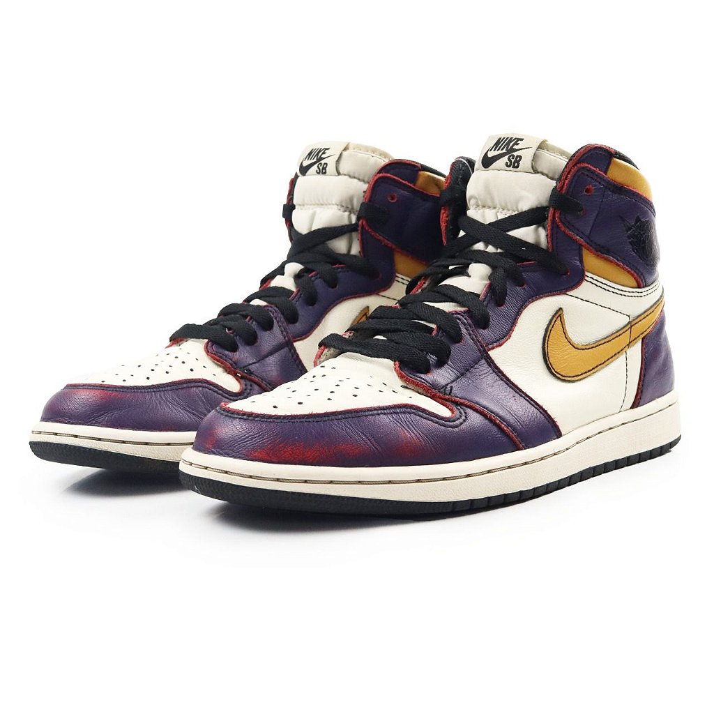 Nike sb jordan 1 lakers best sale chicago