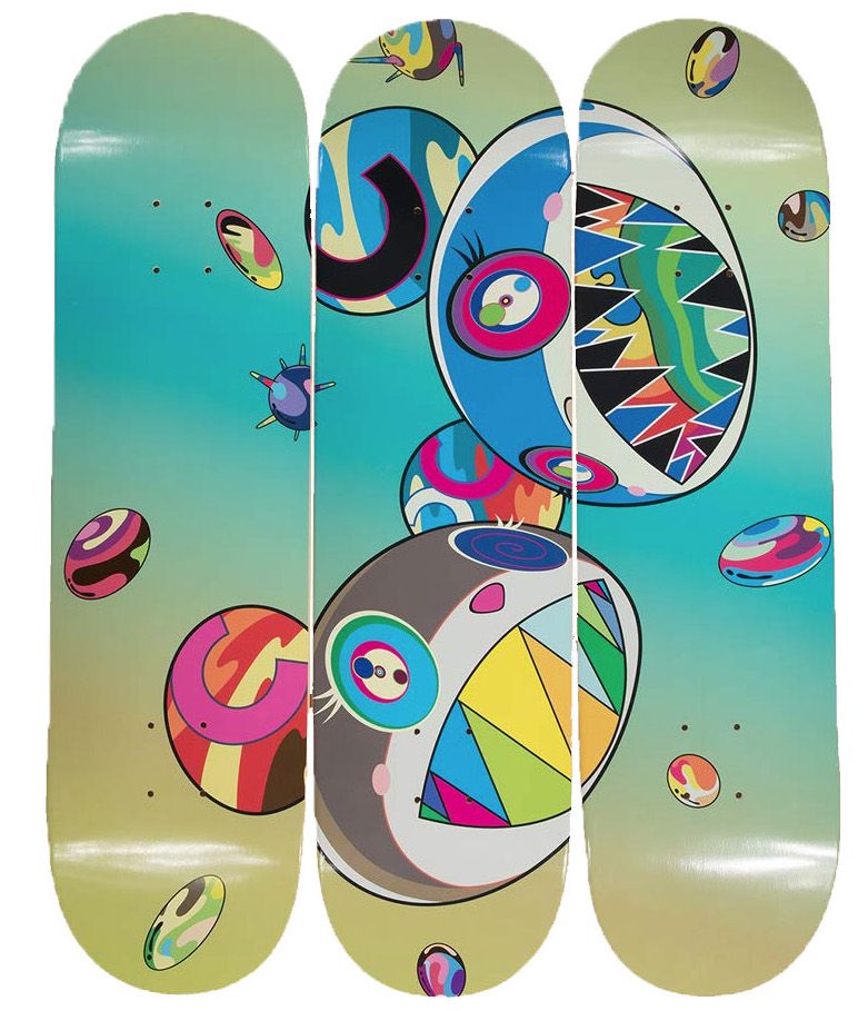 TAKASHI MURAKAMI x COMPLEXCON - Shape de Skate Sharp Tooth Bear
