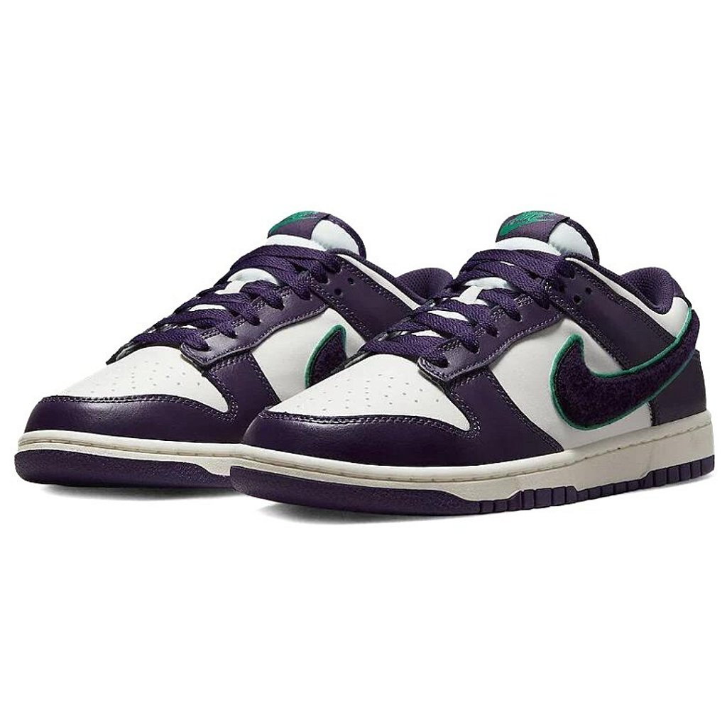 NIKE - Dunk Low Chenille Swoosh Grand Purple -NOVO- - Pineapple