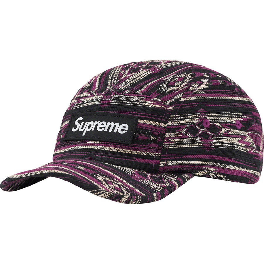 SUPREME - Boné Woven Pattern Camp 