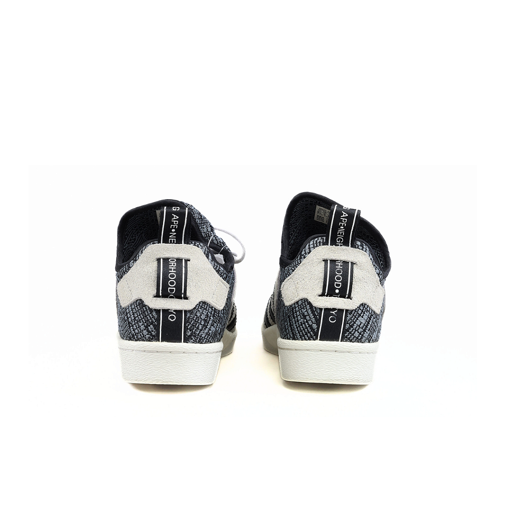 ADIDAS x BAPE x NEIGHBOORHOOD - Superstar Boost "Black/White" -USADO- -  Pineapple Co. | 100% Autentico | Itens Exclusivos e Limitados.