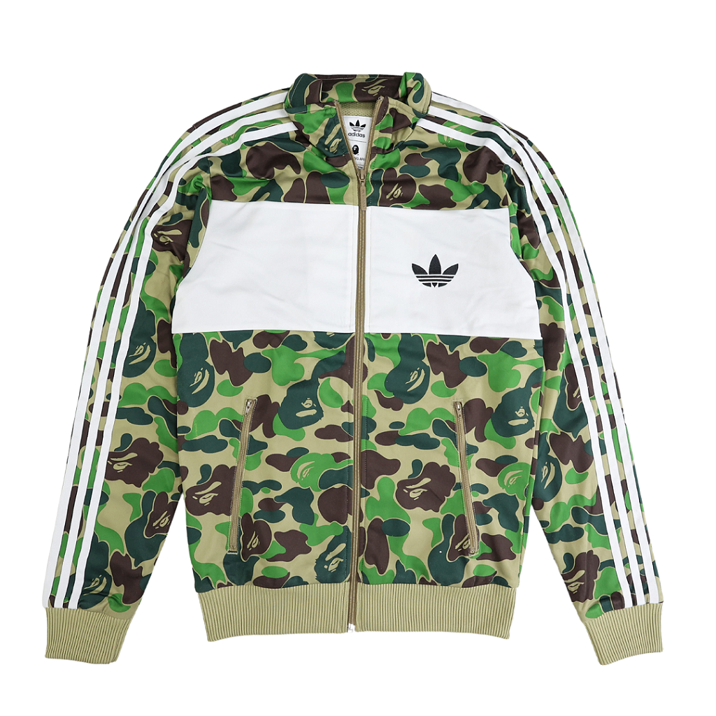 希少 BAPE ✖️ adidas コラボ トラックジャケット ADIDAS x BAPE - Jaqueta ABC Camo Track 