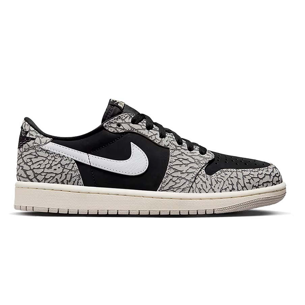 NIKE - Air Jordan 1 Low Retro OG Black Cement -NOVO- - Pineapple Co., 100% Autentico