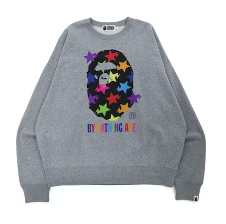 BAPE - Moletom Crewneck Sta Pattern 