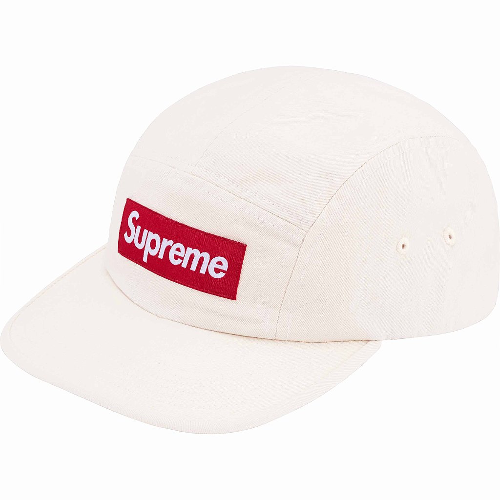 Supreme Washed Chino Twill Camp Cap (SS20) Peach