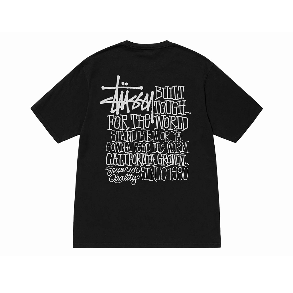 STUSSY - Camiseta California Grown Pigment Dyed 