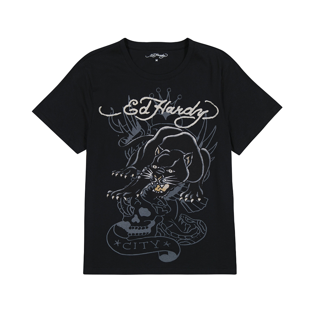 Camisetas Ed Hardy ED HARDY Camiseta Crouching Panter 