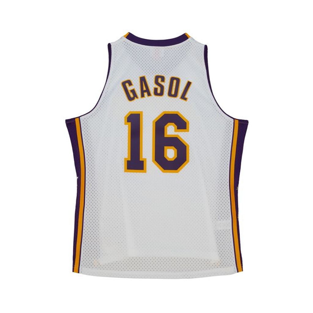 MITCHELL & NESS - Regata Jersey Los Angeles Lakers Pau Gasol