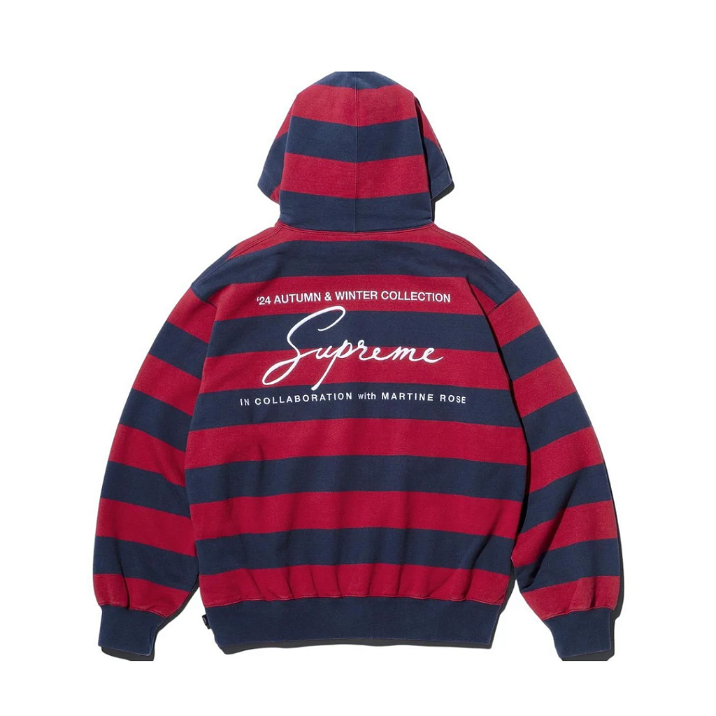 SUPREME x MARTINE ROSE - Moletom Stripe 