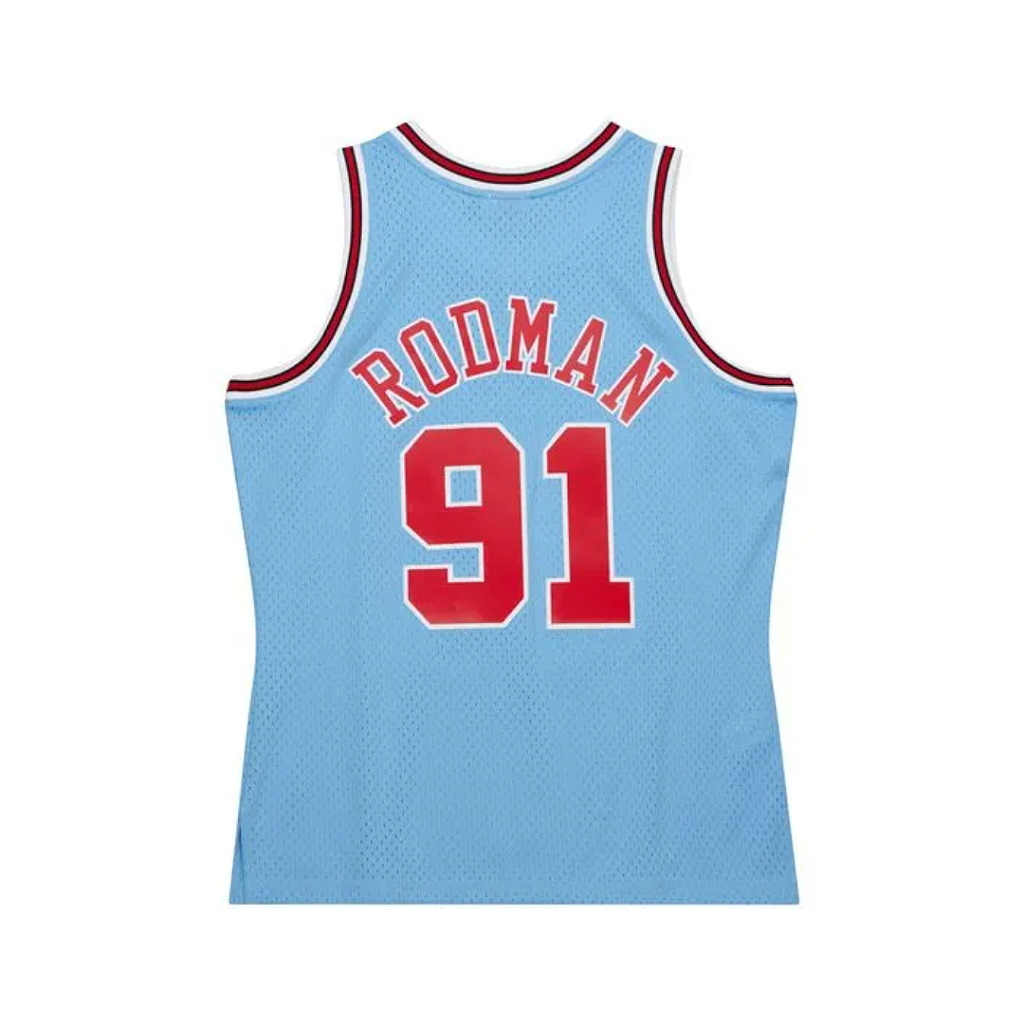 MITCHELL & NESS - Regata Jersey Sky Blue Swingman Chicago Bulls